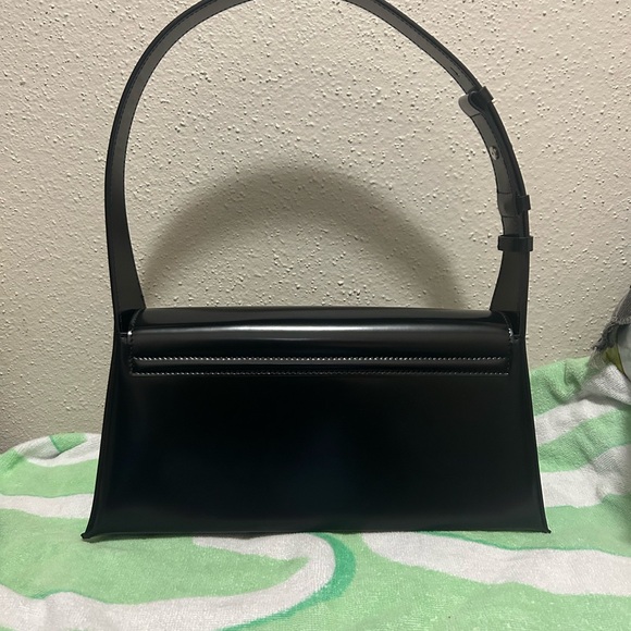 Coach Black Leather Shoulder Bag - Picture 4 of 5